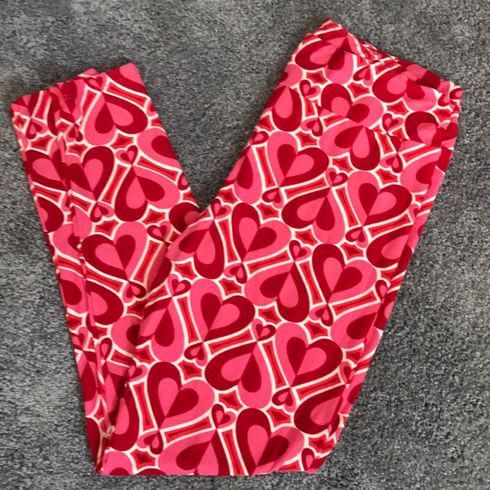 Lularoe valentine leggings NWT TC Tall and Curvy